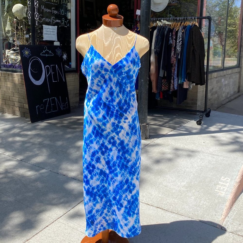 Cami NYC Blue Tie Dye Maxi Dress